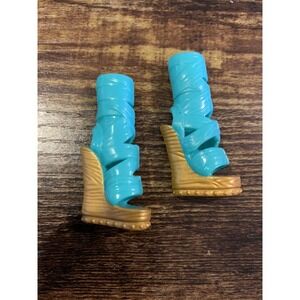 Monster High Cleo De Nile I Heart Shoes Teal Shoes Wedges 2013